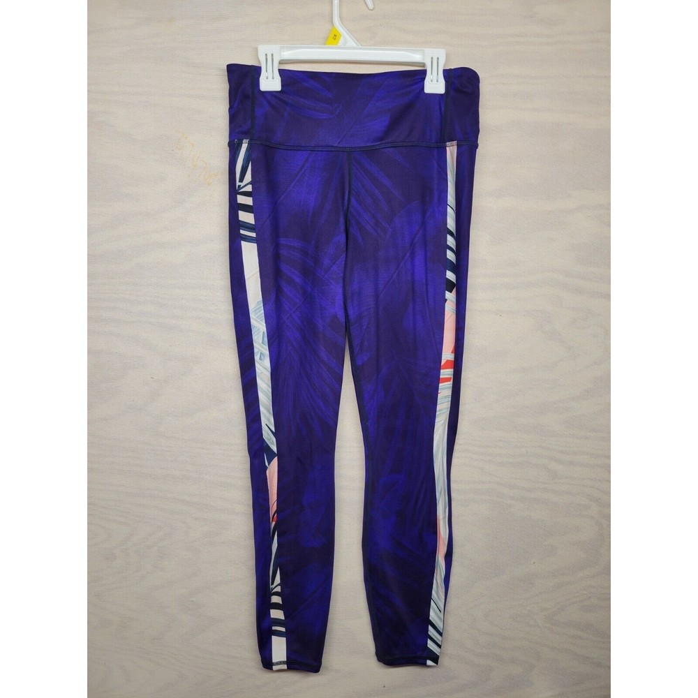Athleta Women's SZ S Capri Leggings Yoga Pants Activewear Coin Pocket Purple